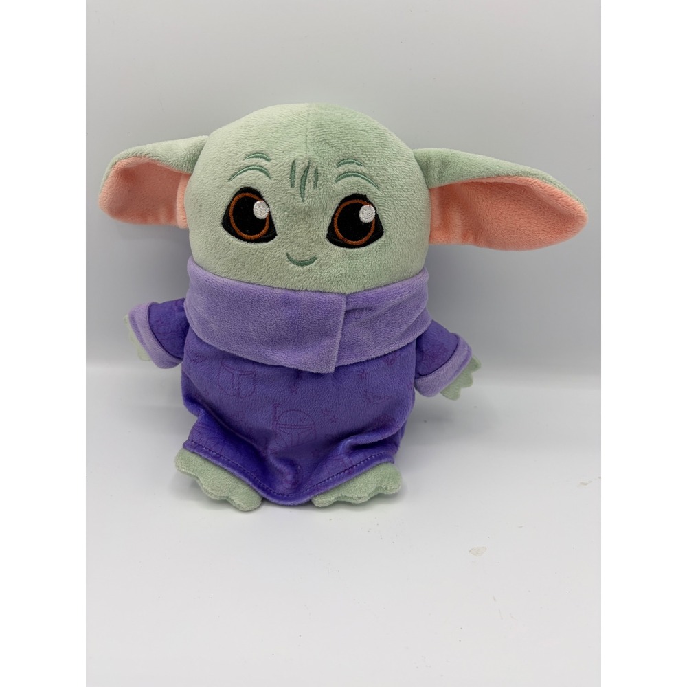 Disney Parks Star Wars The Child Grogu Plush Halloween Purple Robe 7 Inch